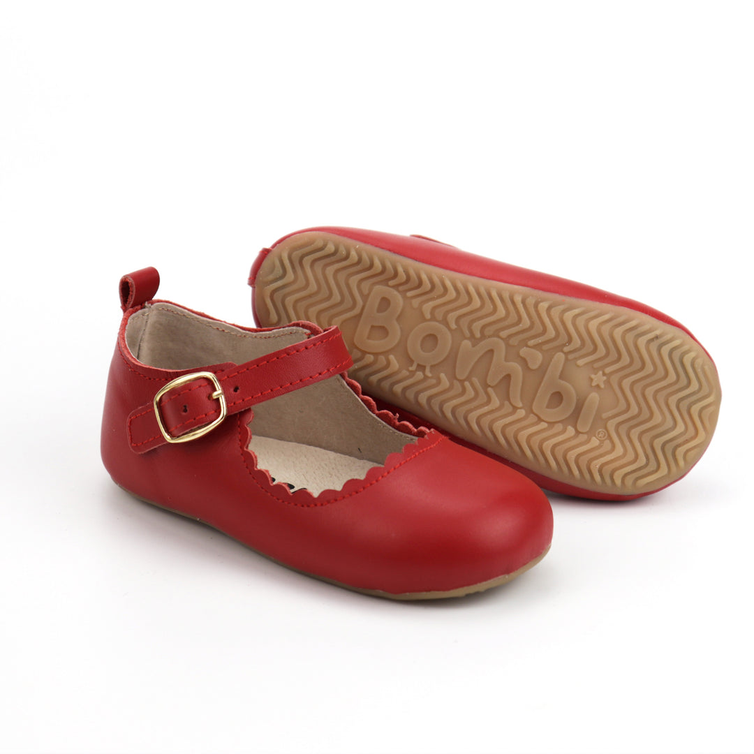 Zapato Mary Jane Rojo